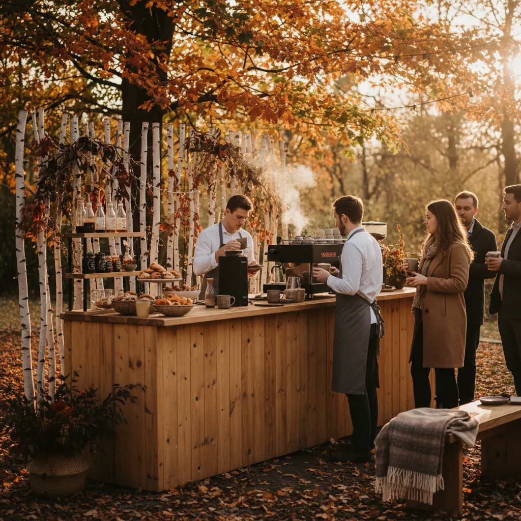 Cover image for the Latte’Da blog post: Why You Should Book Your Fall Wedding Coffee Vendor Now