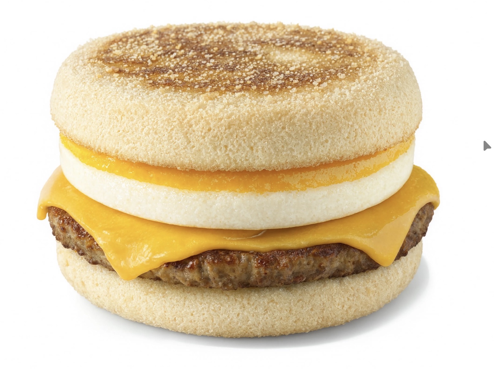 New Sausage/Egg/Cheese — fresh breakfast confection made on-site by Latte’Da
