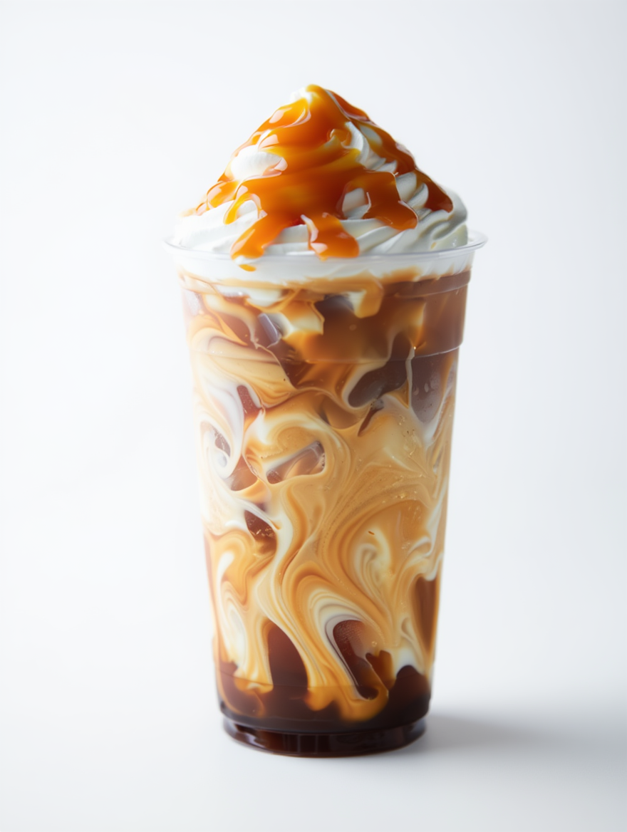 Iced Caramel Banana Latte